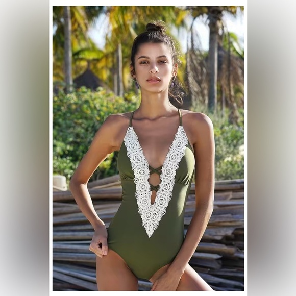 Other - Women's Vintage One Piece Swimsuit Tummy Control Halter‎ Swimwear Bathing Suit